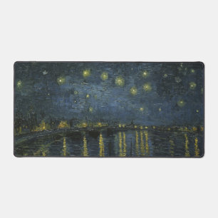 Nuit étoilée sur le Rhône, peinture à l'huile Van 