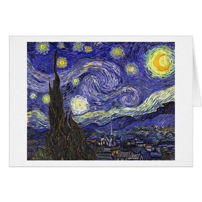 Nuit étoilée, Vincent Van Gogh. (Devant horizontal)