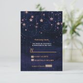 Nuit étoilée Violet Or Étoiles Capricieuses RSVP (Debout devant)