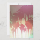 Nuit Havana Adulte Anniversaire Invitation (Dos)