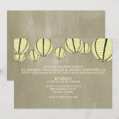 Nuit Lumière Mariage Invitations (Devant / Derrière)