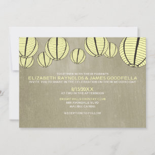 Nuit Lumière Mariage Invitations