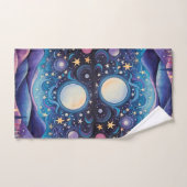 Nuit lunaire Big Moon Paysage (Serviette à main)