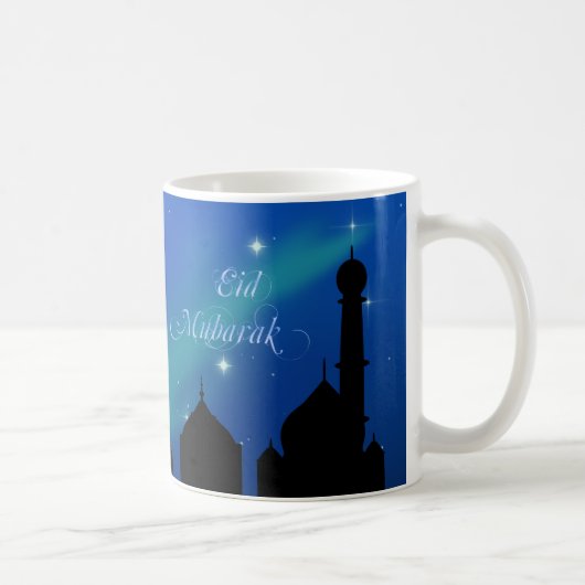 Nuit magique d'Eid - tasse islamique de salutation (Droite)