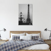 Nuit moderne à Paris toile étirée Imprimer (Insitu(Chambre))