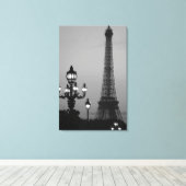 Nuit moderne à Paris toile étirée Imprimer (Insitu (Plancher de Bois))
