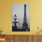 Nuit moderne à Paris toile étirée Imprimer (Insitu(Salon))