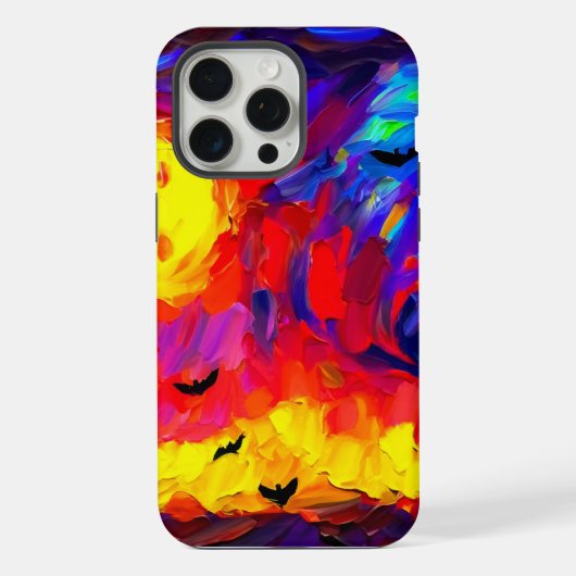 Nuit moderne abstraite d'Halloween (Verso)