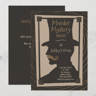 Nuit Mystère de Meurtre - Invitation