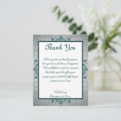 nuit PLATE du carte de remerciements 4x5 en Inde (Debout devant)