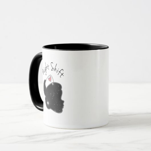 Nuit Shift Nurft Mug (Devant gauche)