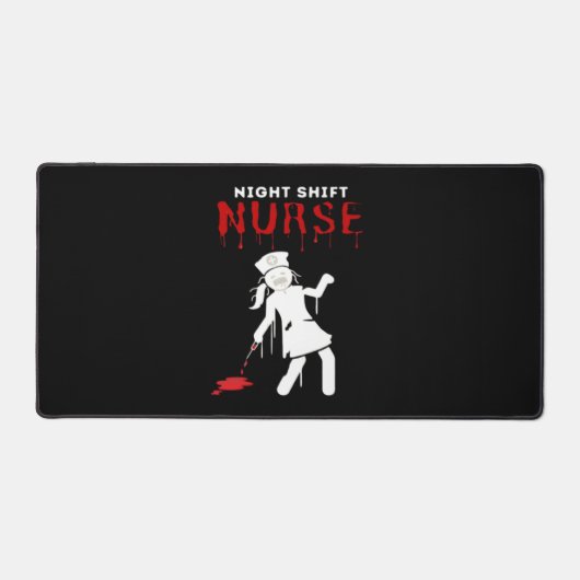 Nuit Shift Nurse Funny Halloween Classic T-Shirt (Recto)