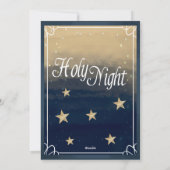 Nuit silencieuse, Carte photo de la Saint Nuit (Dos)