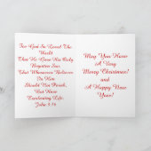 Nuit silencieuse ! Cartes de voeux saintes de nuit (Intérieur)