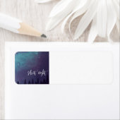 Nuit silencieuse - Étiquette de retour de Noël (En situation)