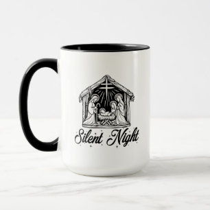 Nuit silencieuse - Noël Nativité Scène Mug
