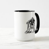 Nuit silencieuse - Noël Nativité Scène Mug (Devant droit)
