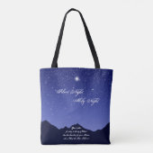 Nuit silencieuse, Sac fourre-tout de la nuit Saint (Dos)