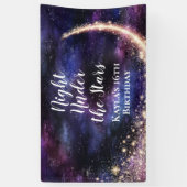 Nuit sous les étoiles Anniversaire Bannière (Vertical)