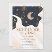 Nuit sous les étoiles Anniversaire Invitation (Devant)