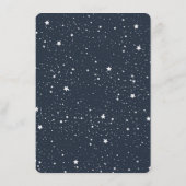 Nuit sous les étoiles Menu Mariage (Dos)