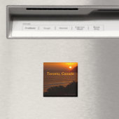 Nuit Toronto Canada Voyage Souvenir Magnet frigo (In Situ (Lave-vaisselle))