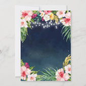 Nuit tropicale de La Havane Invitation de fête d'a (Dos)