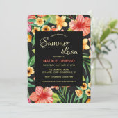 Nuit tropicale Luau Invitation (Debout devant)