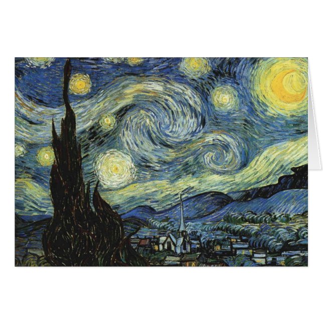 Nuit Van Gogh Starry (Devant horizontal)
