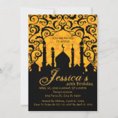 Nuits arabes, invitations pour l'anniversaire d'or (Devant)