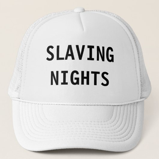 Nuits casquettes d'esclavage (Devant)