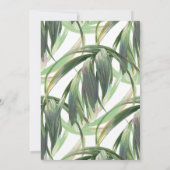 Nuits de La Havane | Invitation de fête de Jardin (Dos)