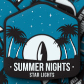Nuits d'été Star Light Camping | Sticker Die-Cut