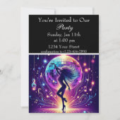 Nuits disco : invitation de la fête des déménageme (Devant)