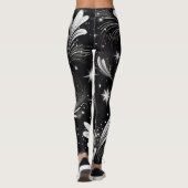 Nuits étoilées : Leggings noirs et scintillement b (Dos)