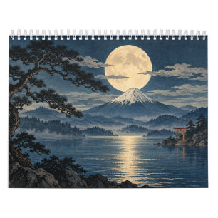 Nuits Japonaises au Clair de Lune Calendrier 2027 