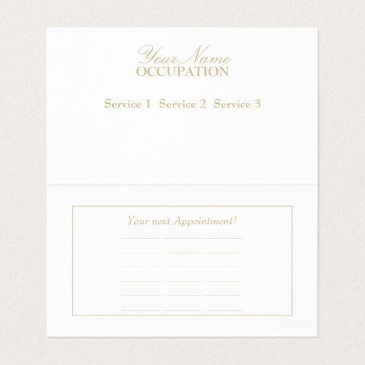 Nuits orientales - Carte de visite (Intérieur déplié)