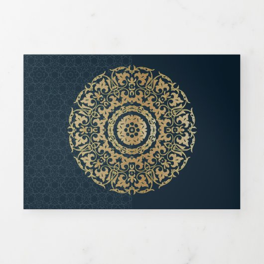 Nuits orientales - Carte de vœux (Page de couverture)