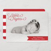 Nuits pas si silencieuses, nouvelle carte de vacan (Devant / Derrière)