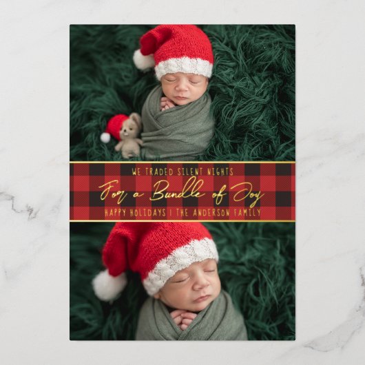 Nuits sans silence | Annonce de naissance de Noël (Recto)