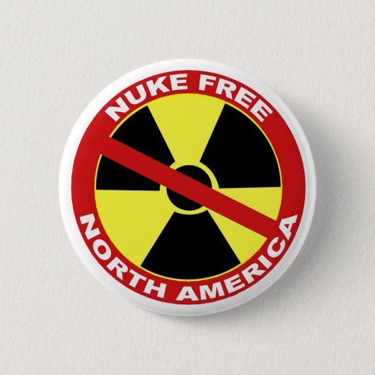 Nuke Free North America Pin Ronde Button 5,7 Cm (Voorkant)