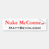 Nuke McConnell Bumpersticker (Voorkant)