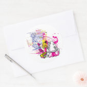 Nuke Revolution Ronde Sticker (Envelop)