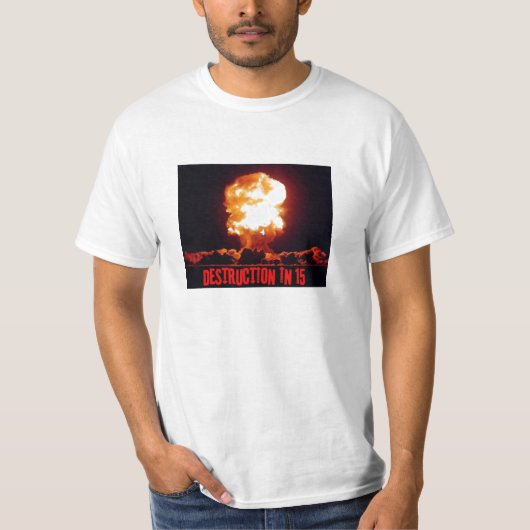 Nuke - white T T-shirt (Voorkant)