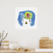 Nuked Santa Claus affiche mate (Cuisine)