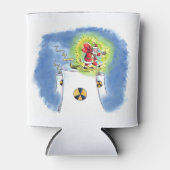 Nuked Santa Claus koelbox Blikjeskoeler (Voorkant)