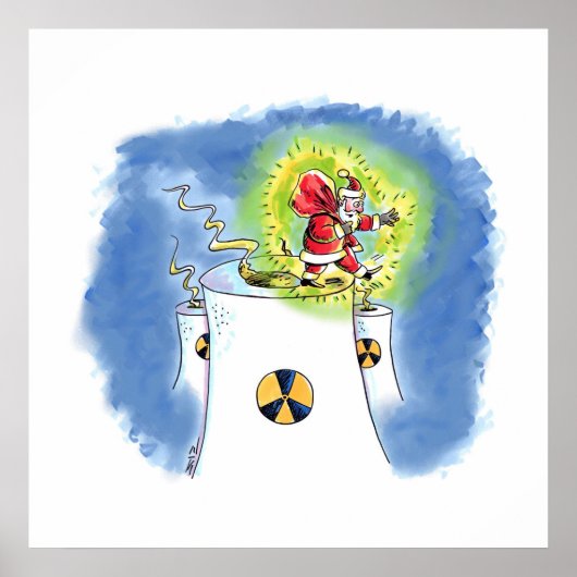 Nuked Santa Claus matte poster (Voorkant)