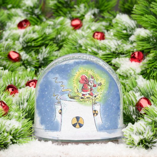 Nuked Santa Claus snow globe (Noël)