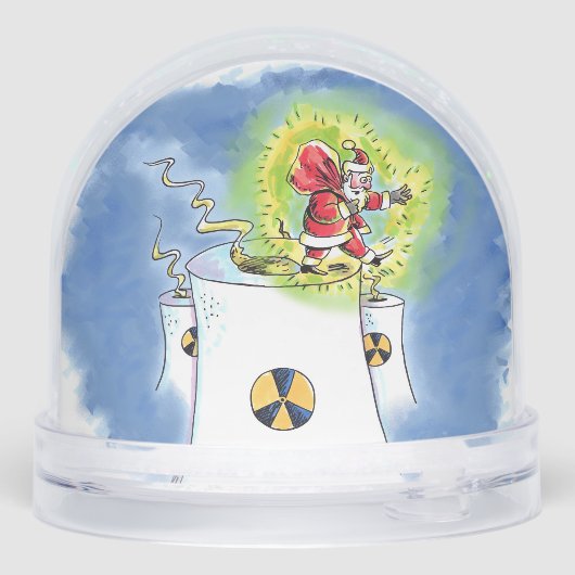 Nuked Santa Claus snow globe Sneeuwbol (Achterkant)