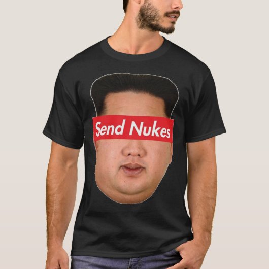 Nukes Kim Jong Un Meme Classic T-Shirt (Voorkant)
